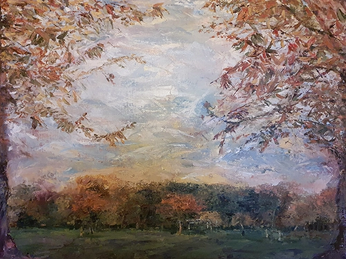 Oil on Linen 30"x40" ,Painted 01/2021