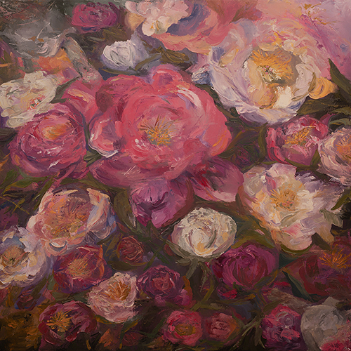 Oil onCanvas, 90cm x 90cm ,Painted 04/2021