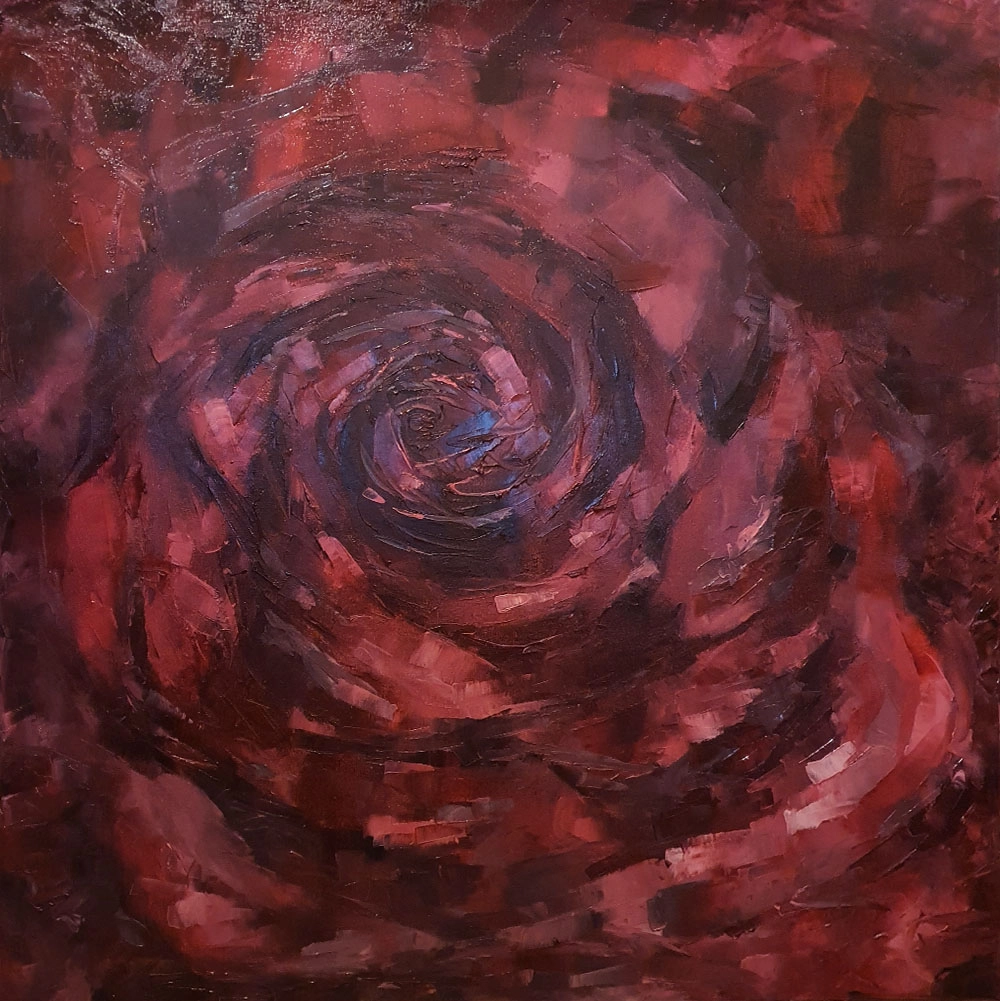 Oil on Canvas, 90cm x 90cm ,Painted 04/2021